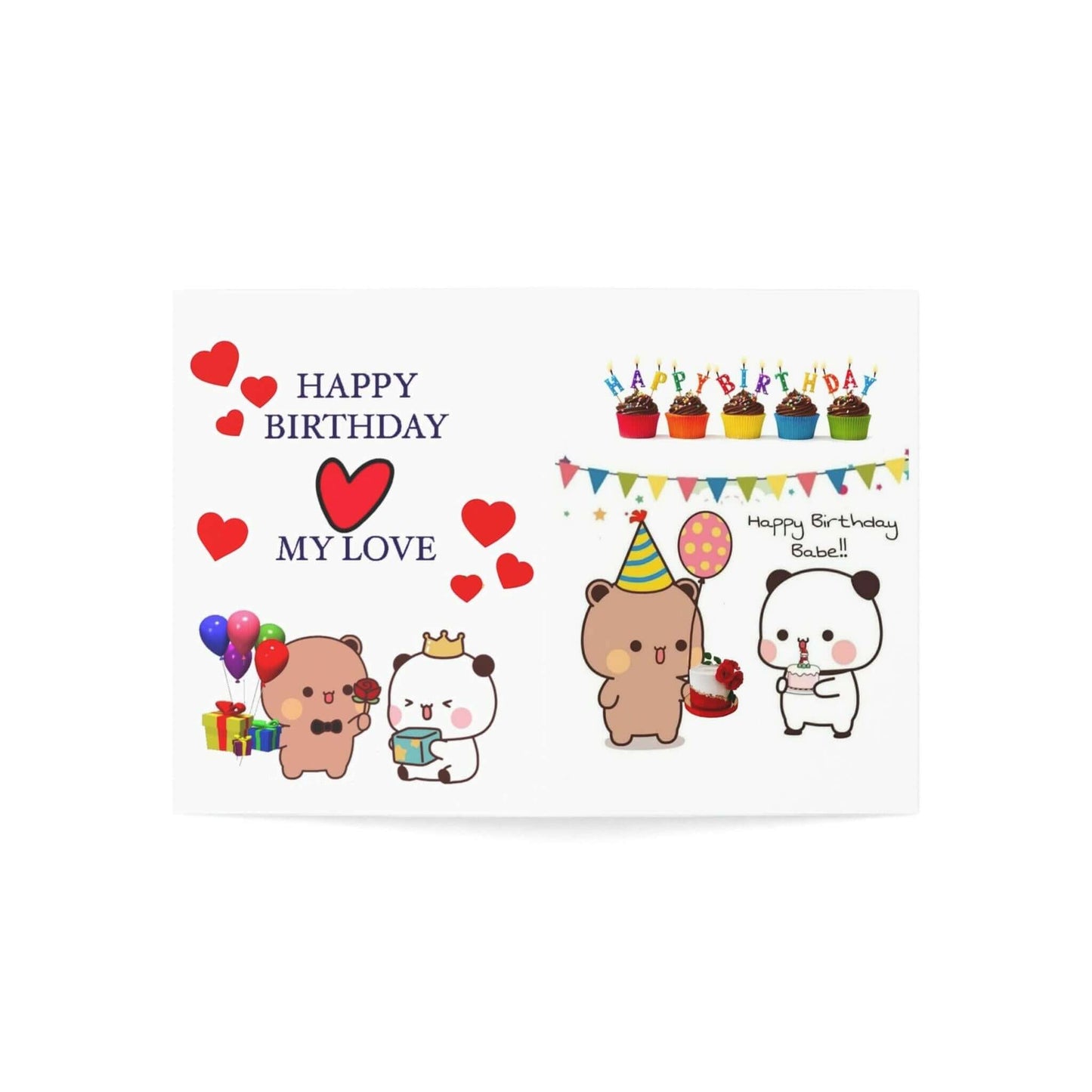 Dudu & Bubu Birthday Card.