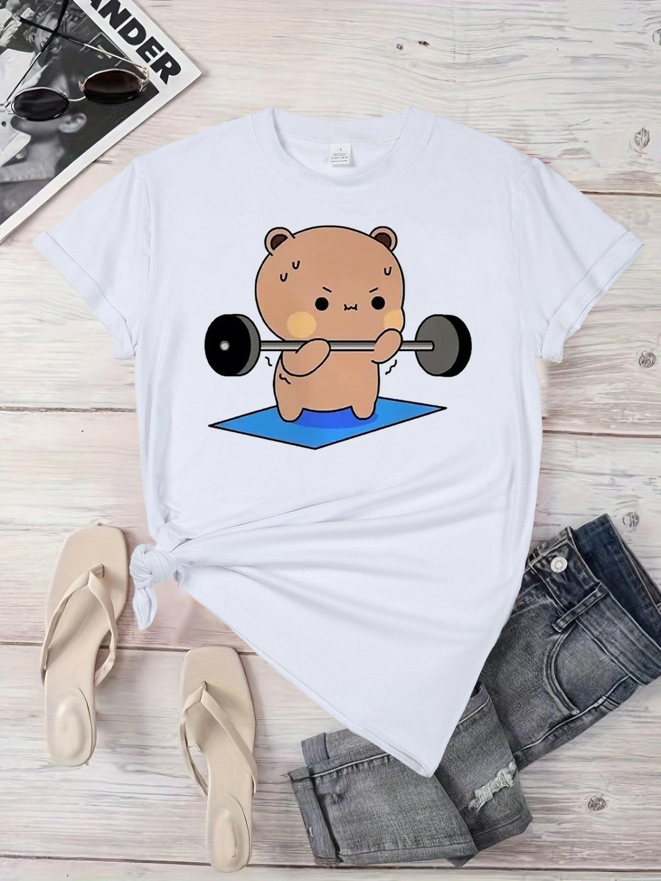 Dudu & Bubu Womens Gym T-Shirt.