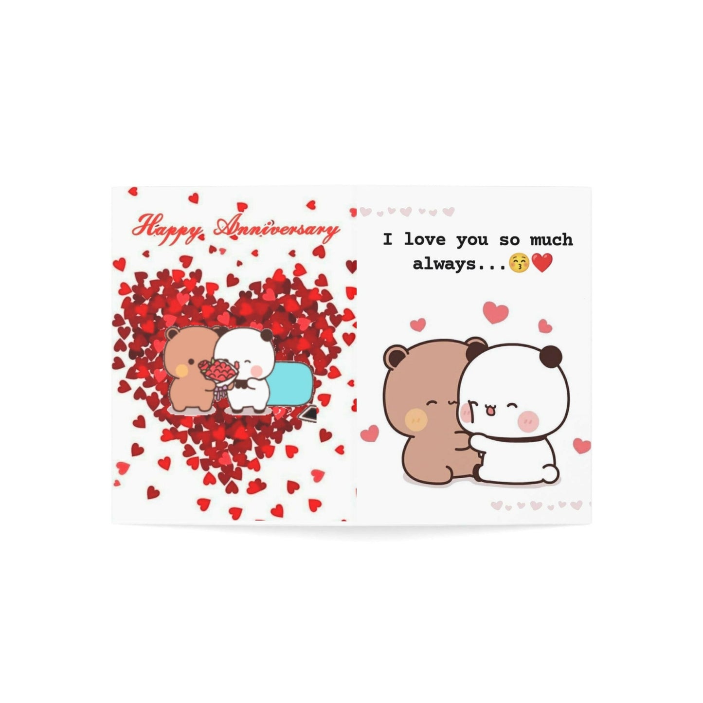Dudu & Bubu Anniversary Card.