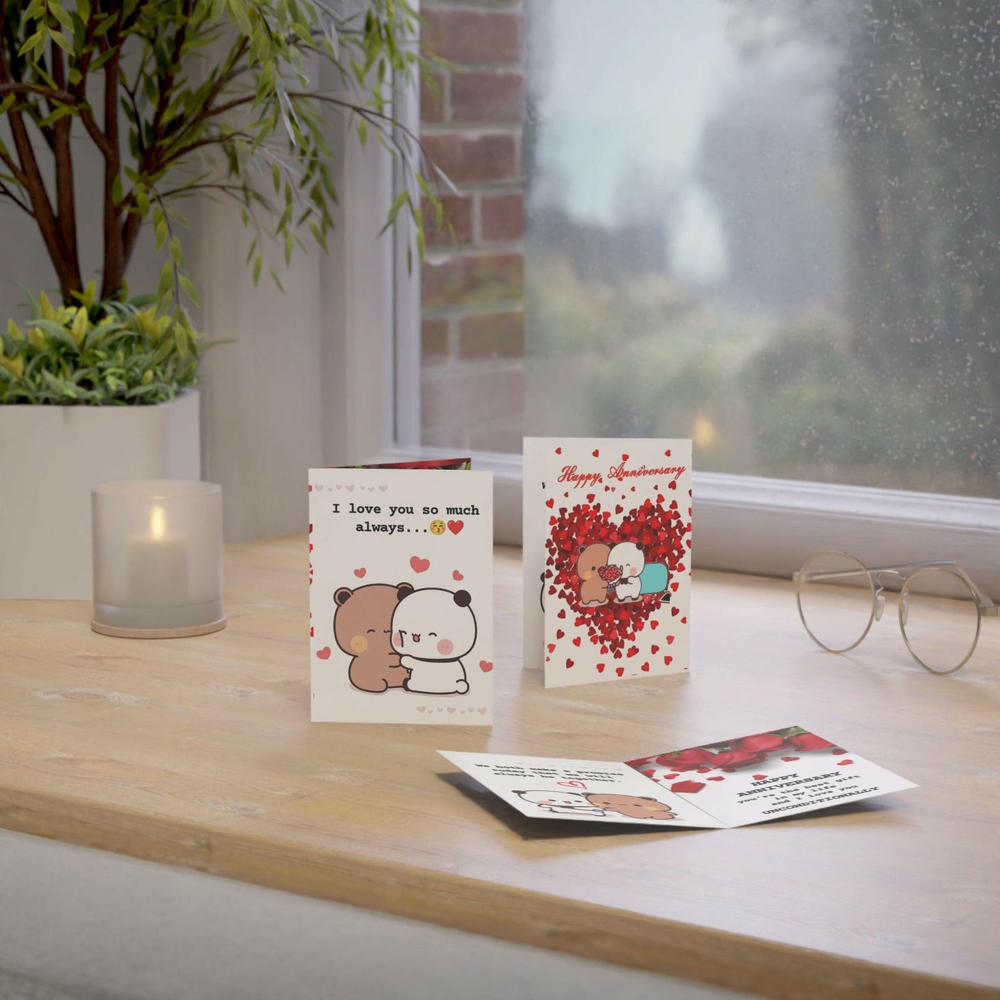 Dudu & Bubu Anniversary Card.
