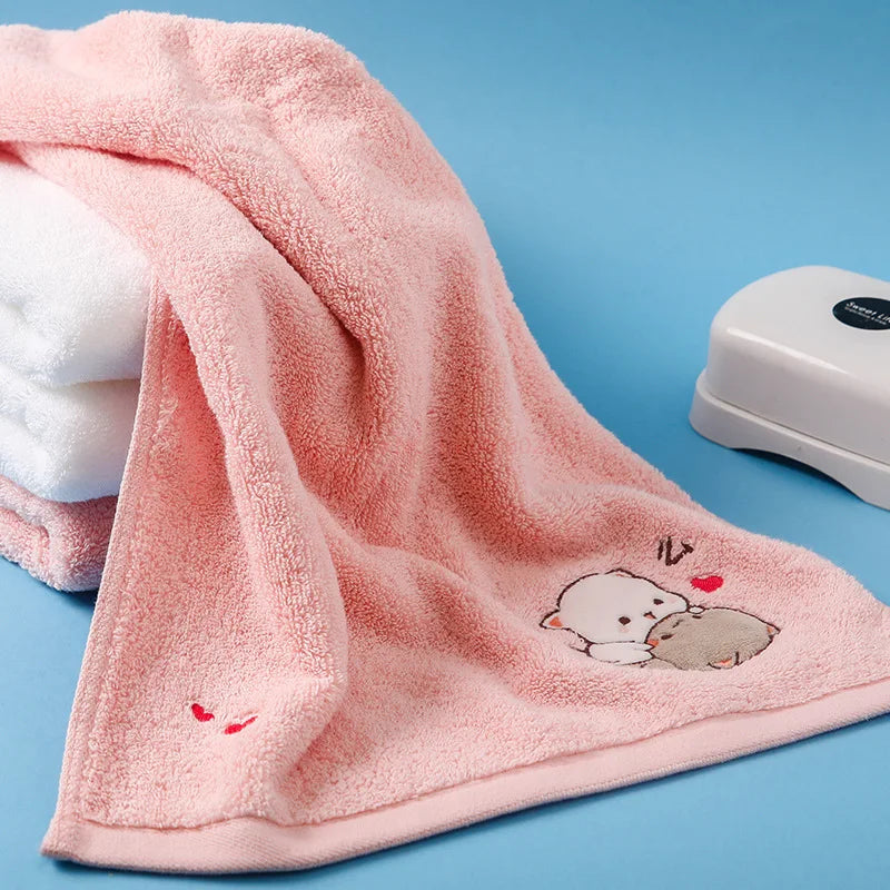 Peach & Goma Towels.