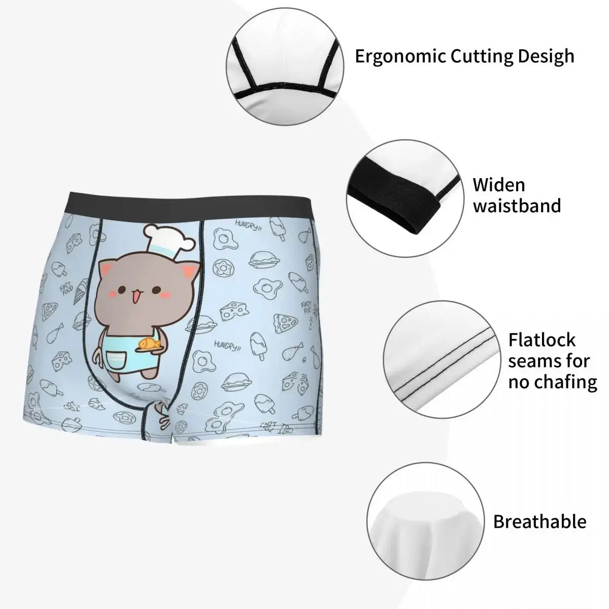 Peach and Goma Boxers.