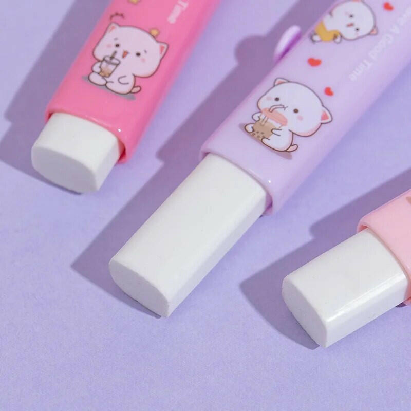 Peach Cat Eraser – Cute and Handy.