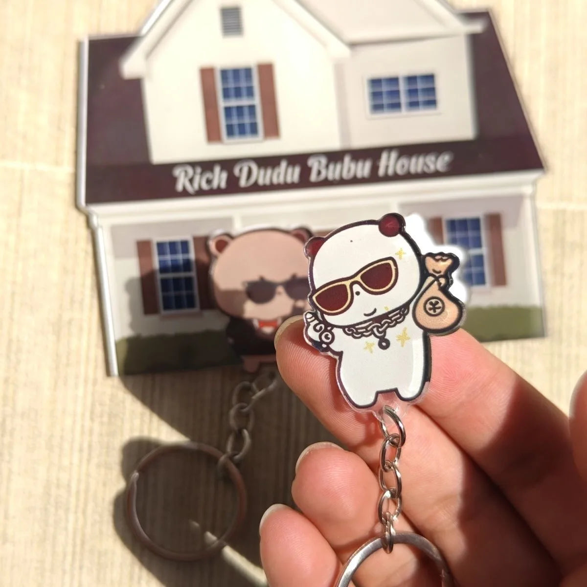 Bubu and Dudu House Keyholder