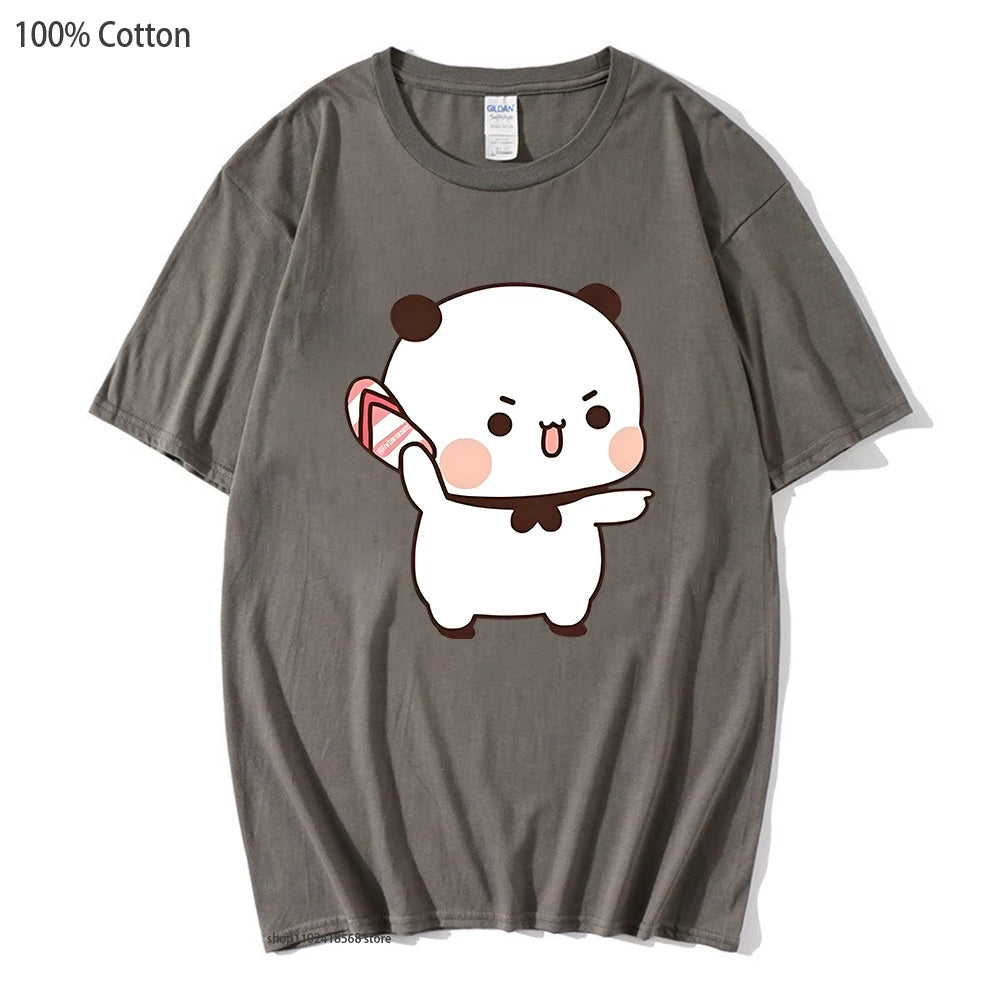 Dudu & Bubu T-shirt featuring a cute cartoon bear design, perfect for casual wear and fans of the duo.