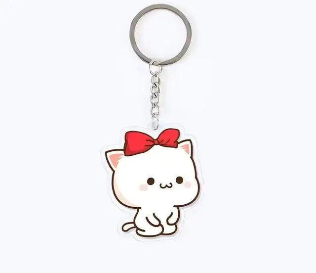 Peach and Goma Keychains.