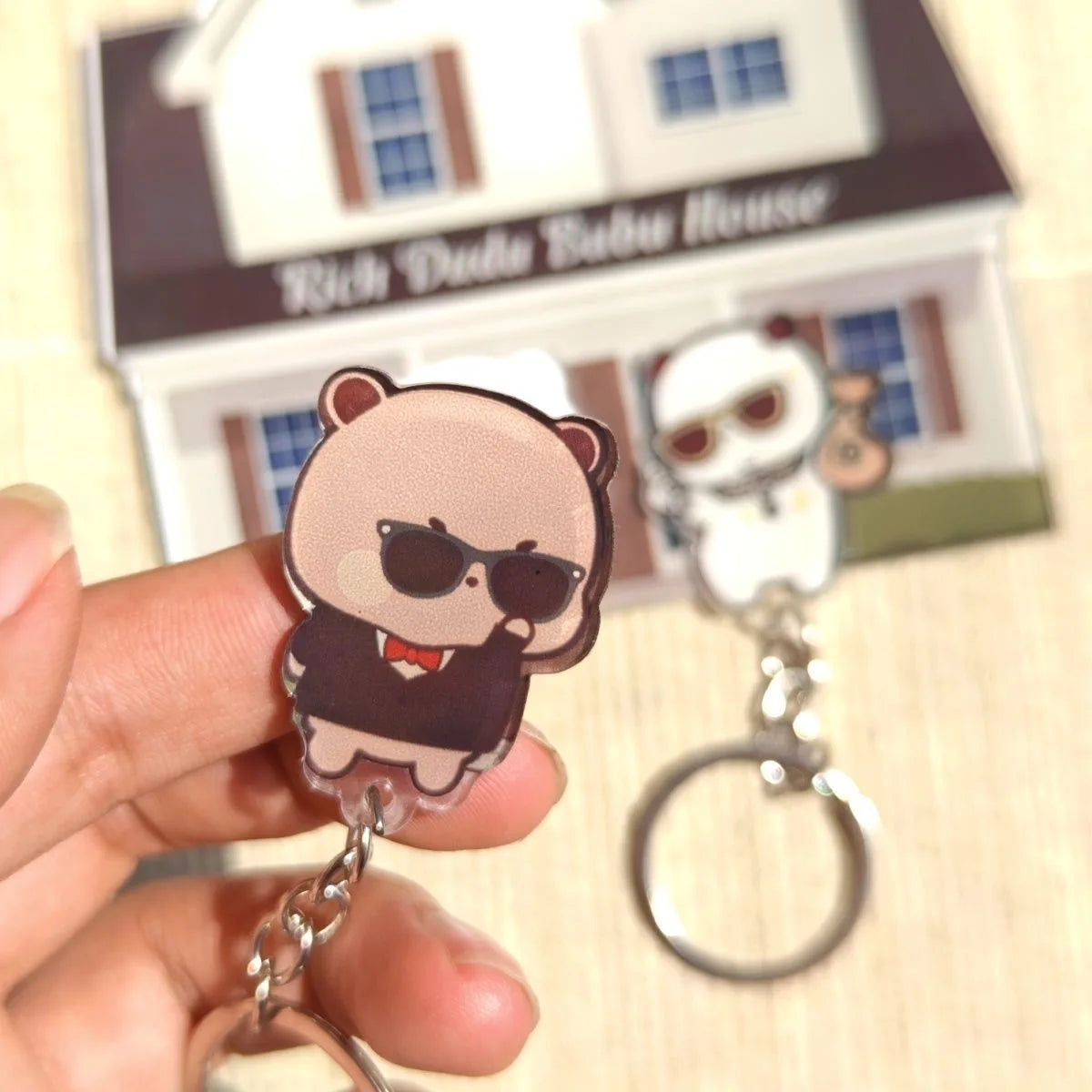 Bubu and Dudu House Keyholder