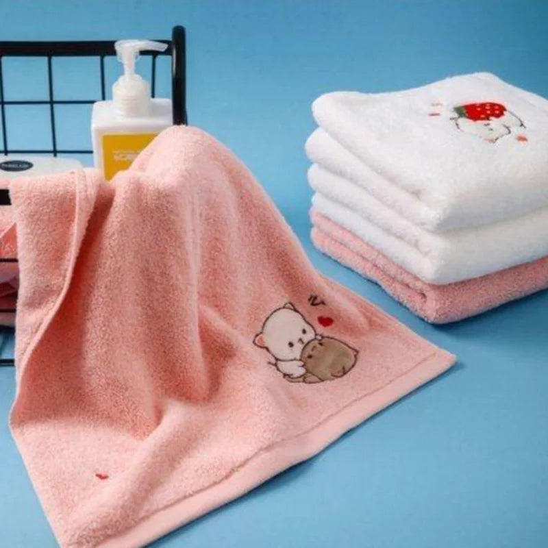 Peach & Goma Towels.