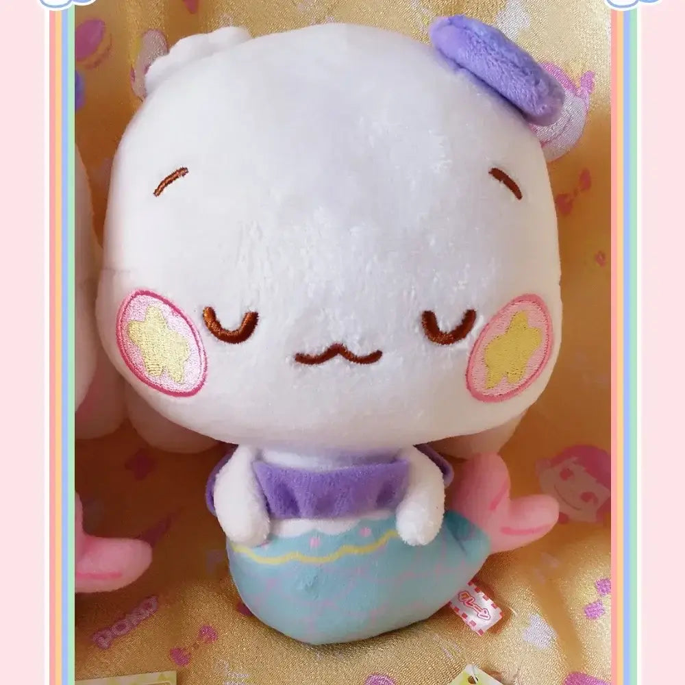 Peach and Goma Cat Plushies.