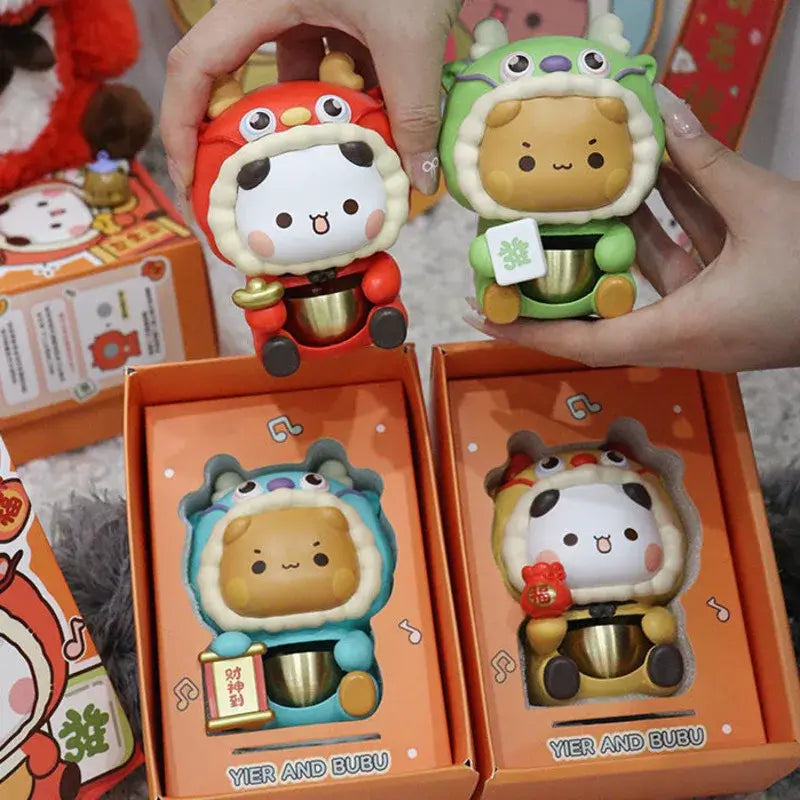 Cartoon dudu and bubu Figurines.