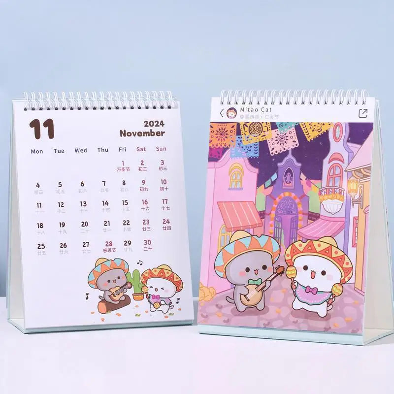 2024 New Limited Edition Calendar Peach and Goma.