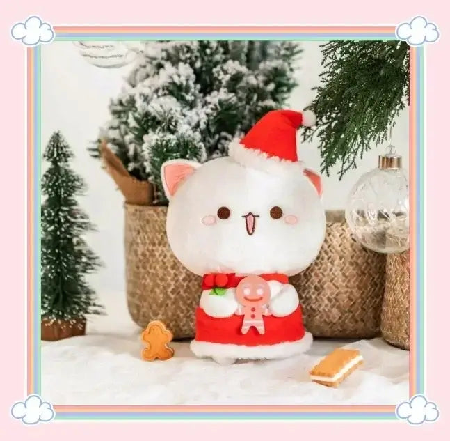 Peach and Goma Cat Plushies.