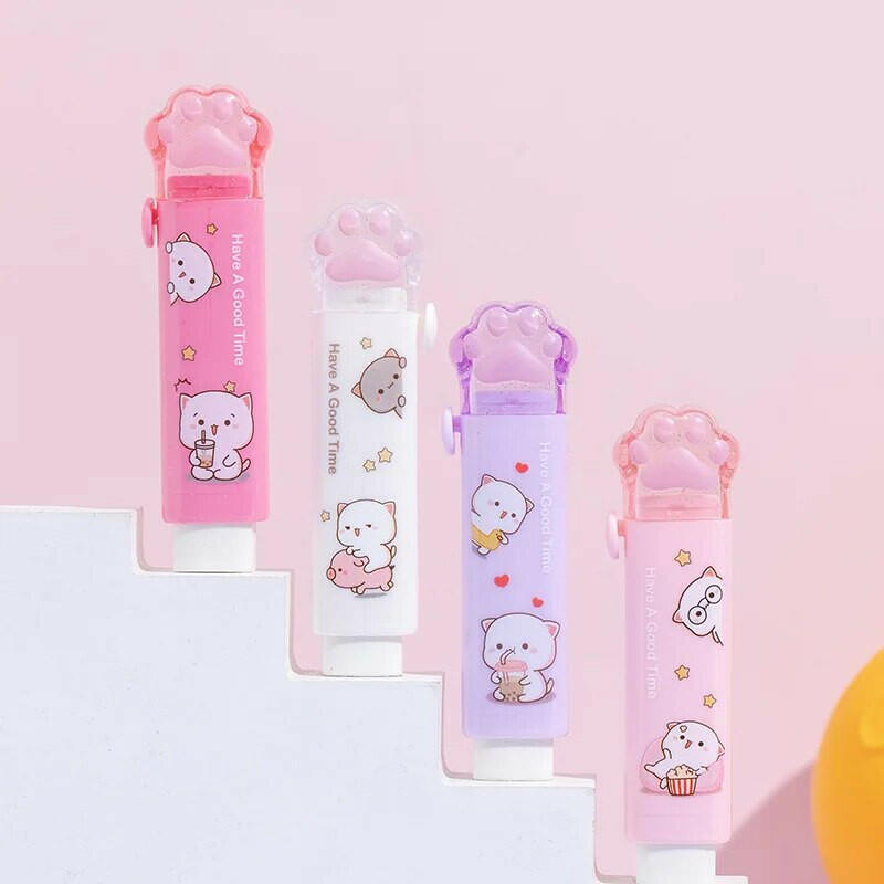 Peach Cat Eraser – Cute and Handy.