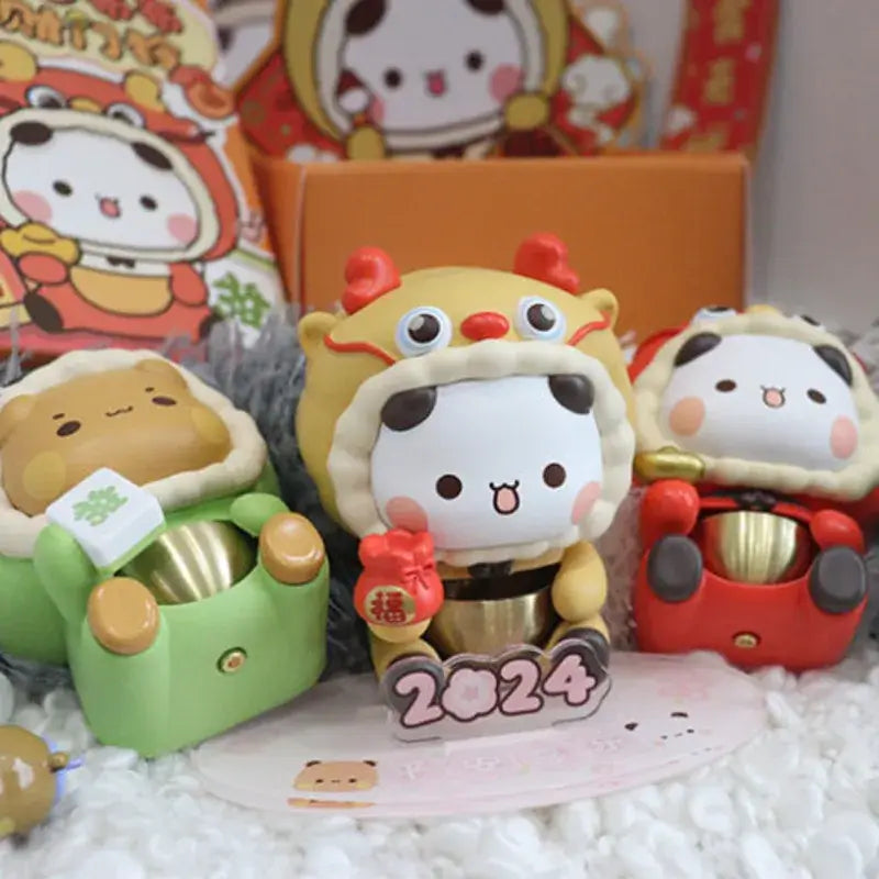 Cartoon dudu and bubu Figurines.
