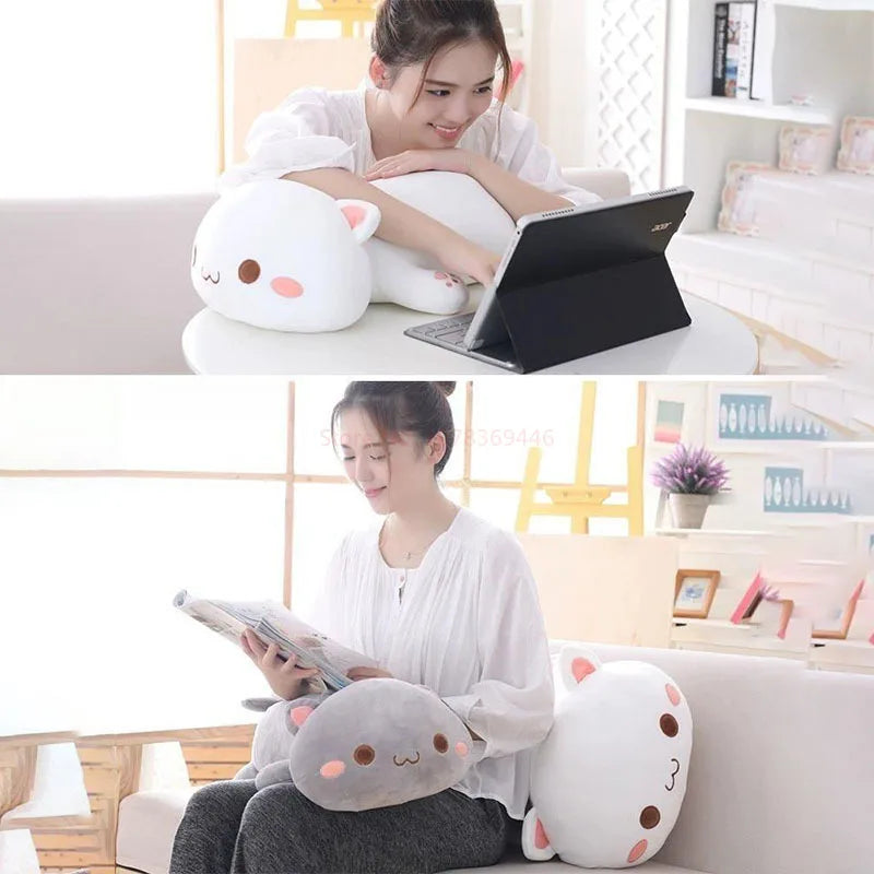 Peach & Goma Plushies.