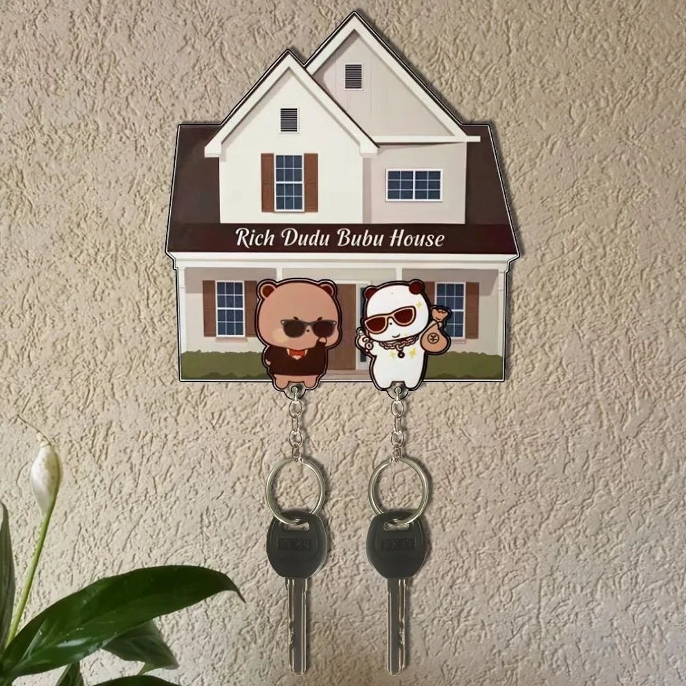 Bubu and Dudu House Keyholder