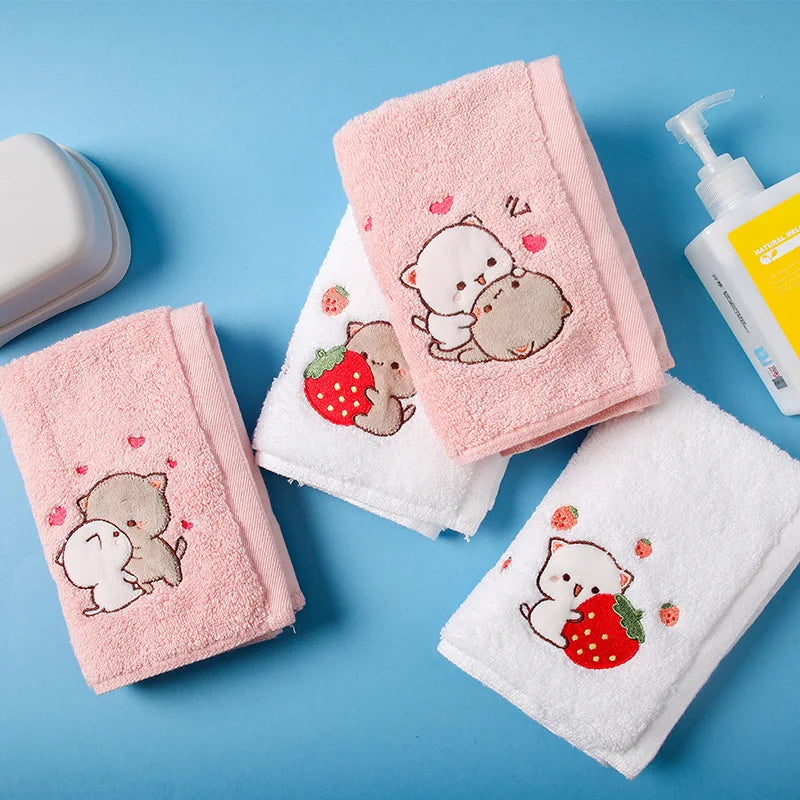 Peach & Goma Towels.