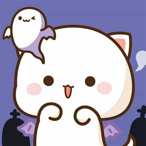 Peach and goma halloween