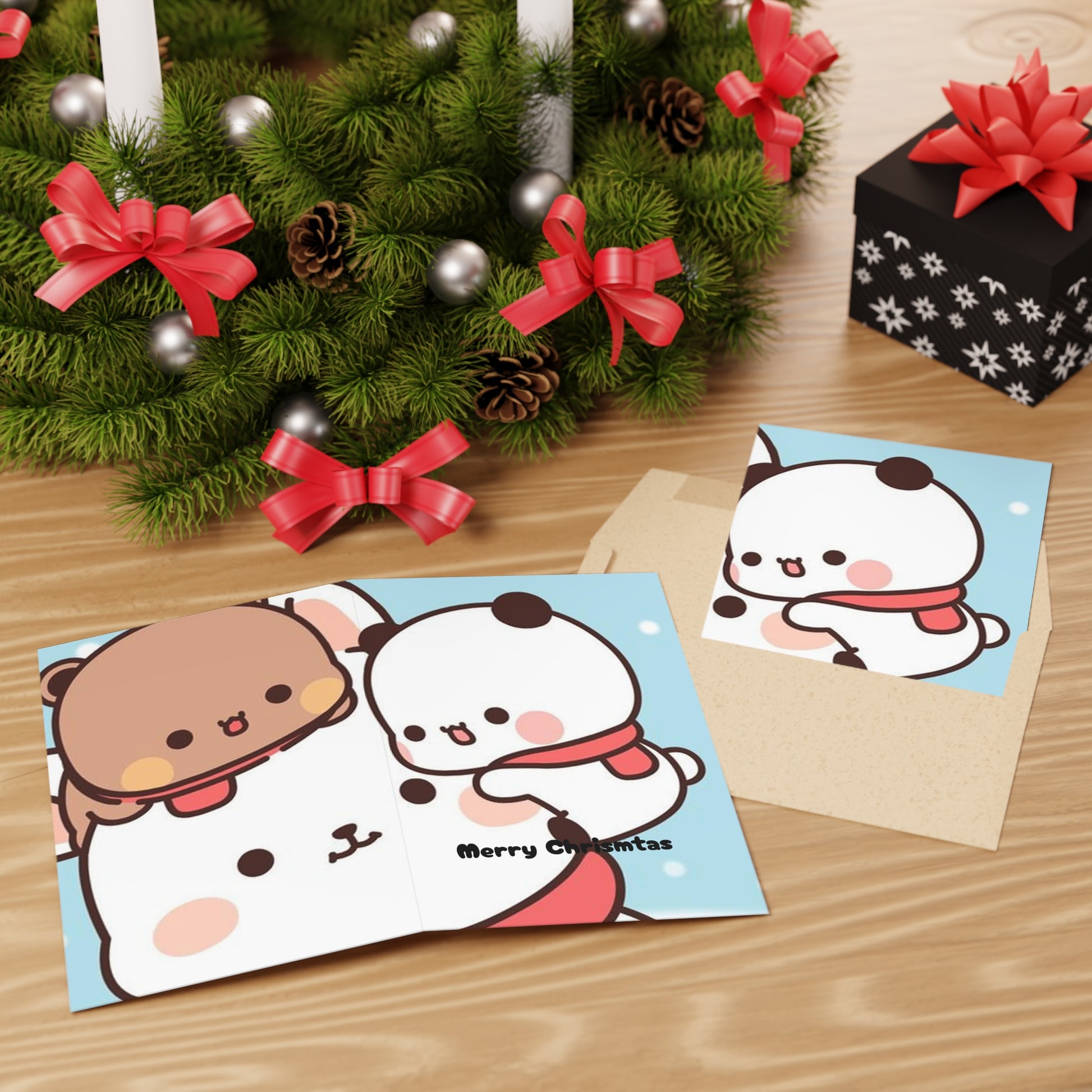 Dudu & Bubu Christmas Card - QuickClickShop