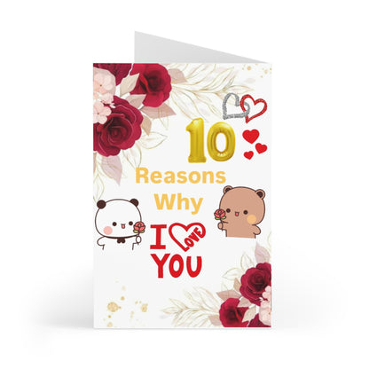 Dudu and Bubu 10 reasons why i love you card