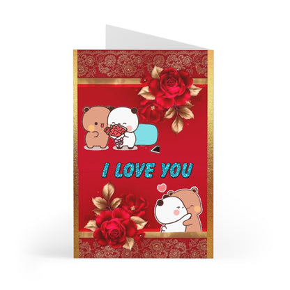 Dudu and bubu I love you card