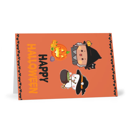 Halloween Dudu and bubu Cards