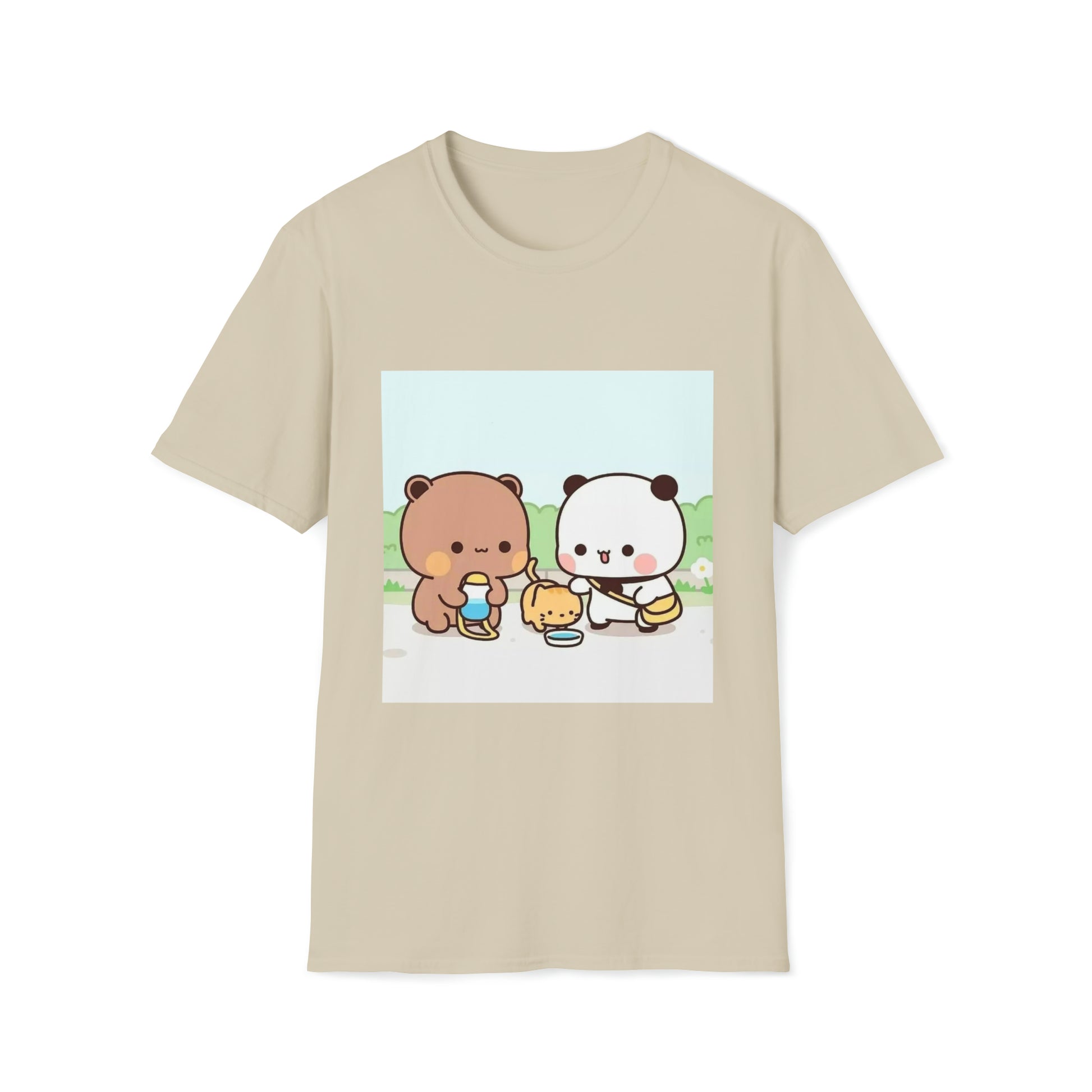 Dudu Bubu Feeding Cat T-Shirt - QuickClickShop