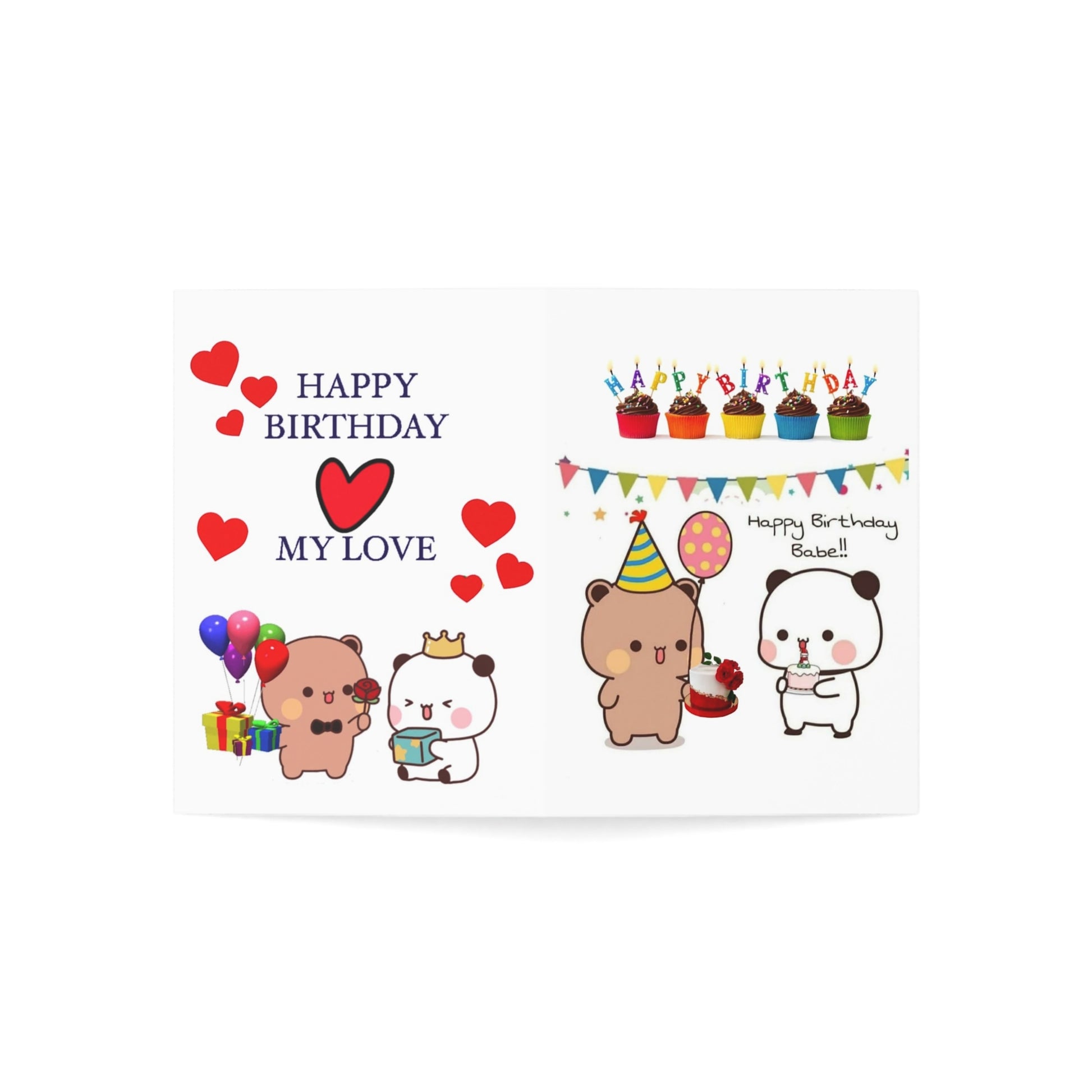 Dudu & Bubu Birthday Card - QuickClickShop