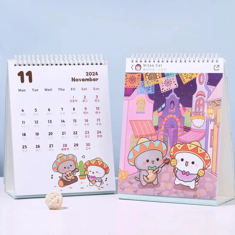 2024 New Limited Edition Calendar Peach and Goma - DuduBubuShop.com