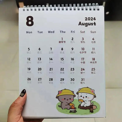 2024 New Limited Edition Calendar Peach and Goma - DuduBubuShop.com