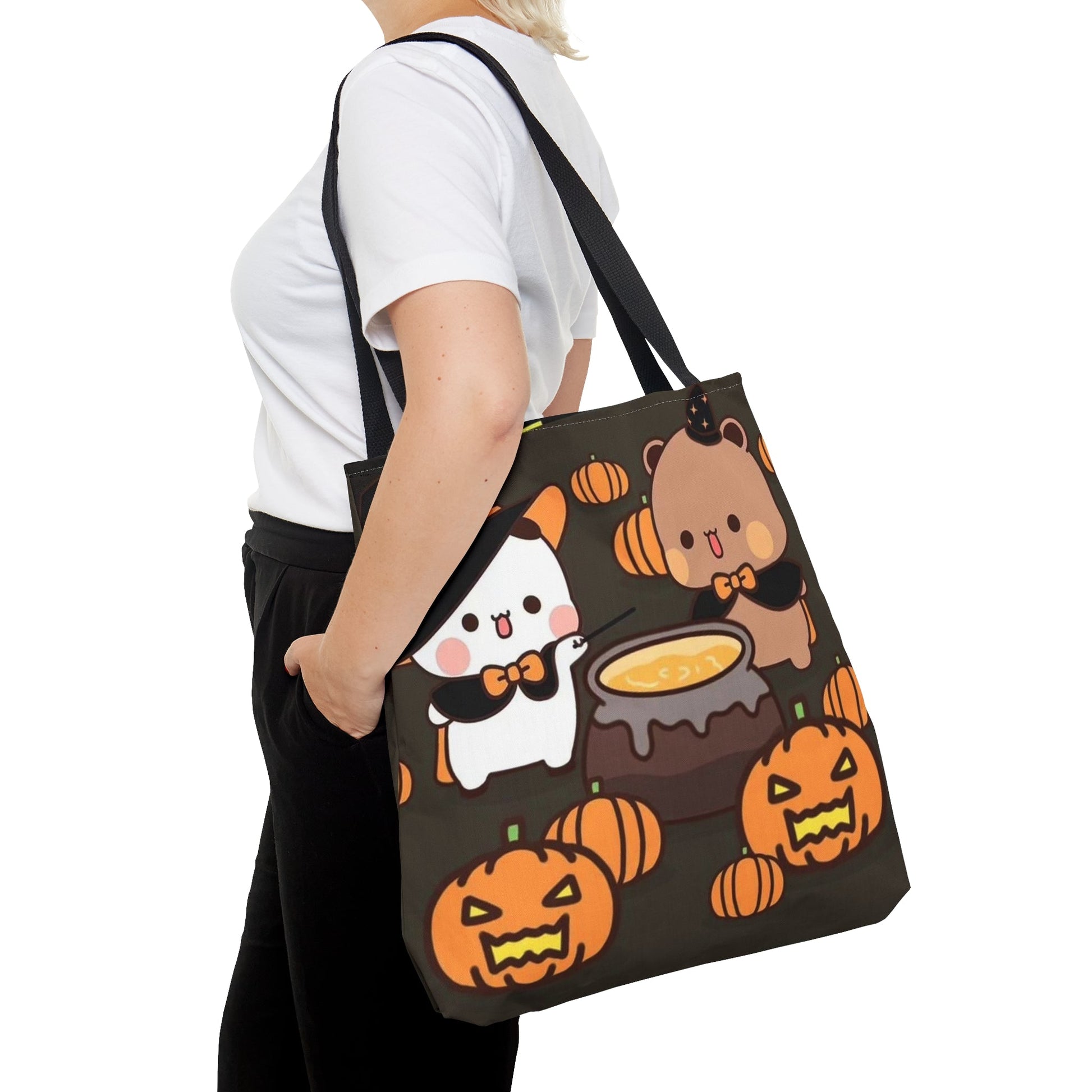 Dudu & Bubu Halloween Tote Bag - QuickClickShop