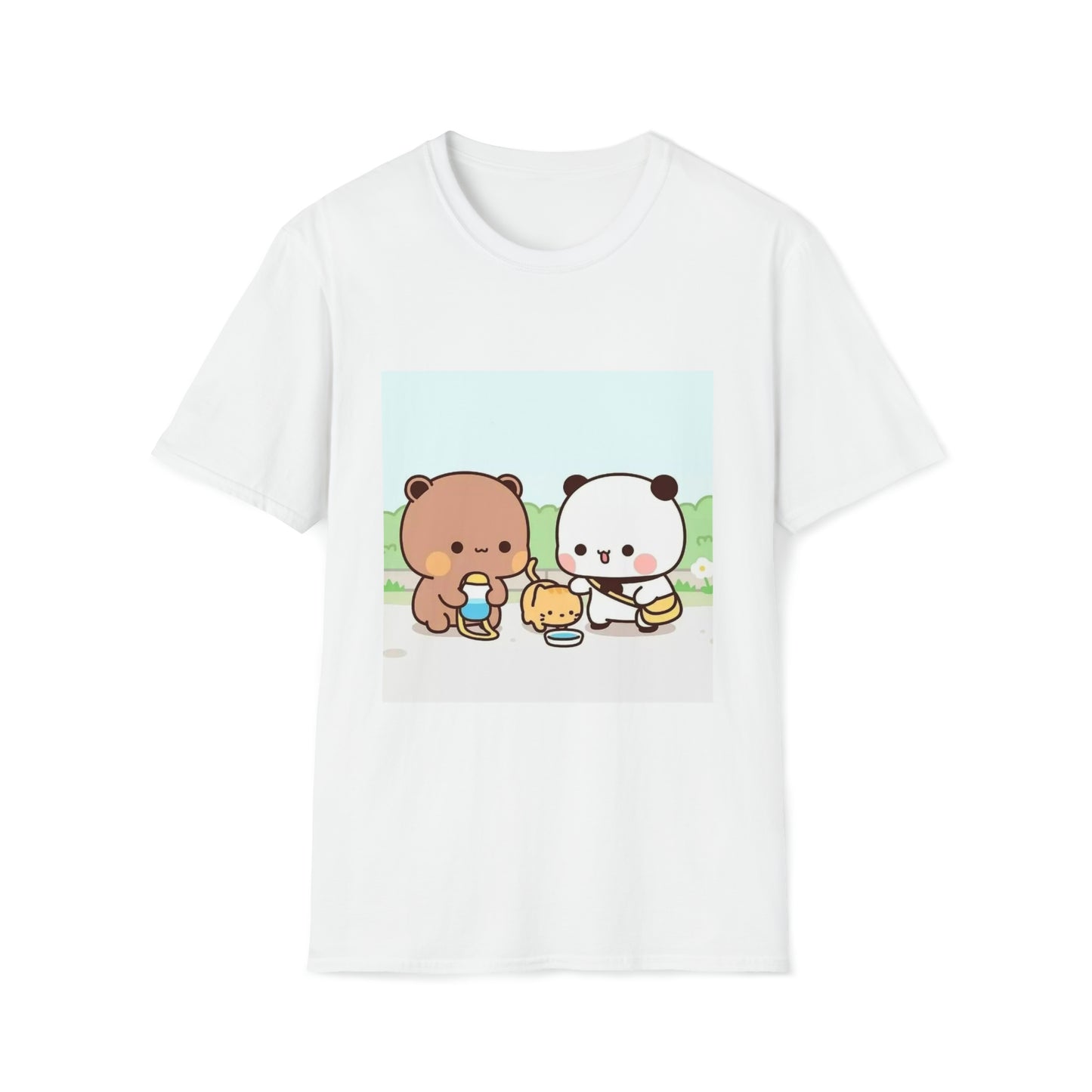 Dudu Bubu Feeding Cat T-Shirt - QuickClickShop