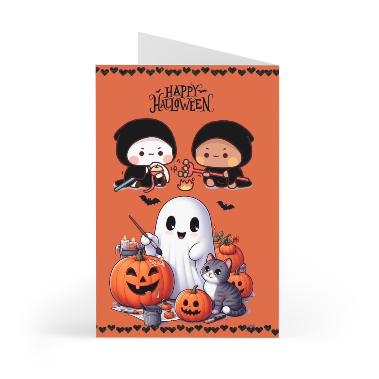 Halloween Dudu and bubu Cards