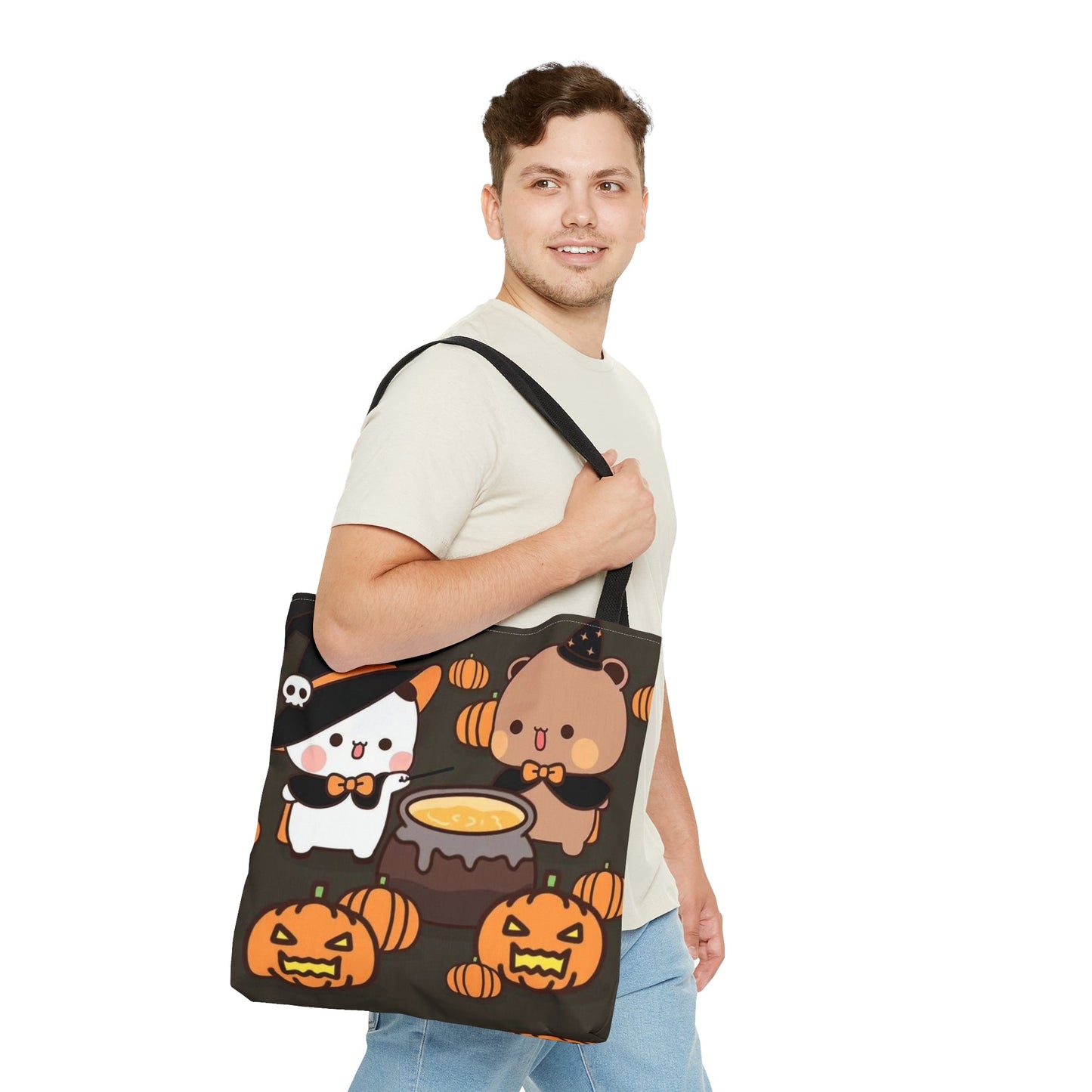 Dudu & Bubu Halloween Tote Bag - QuickClickShop