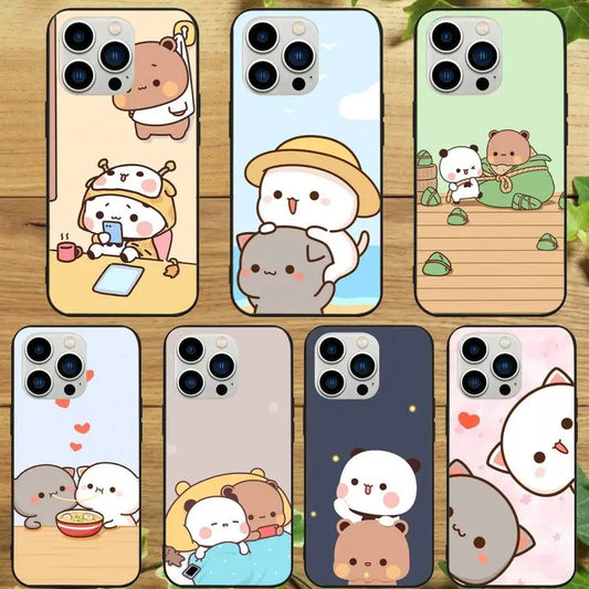 Bubu & Dudu / Peach & Goma Iphone Cases.