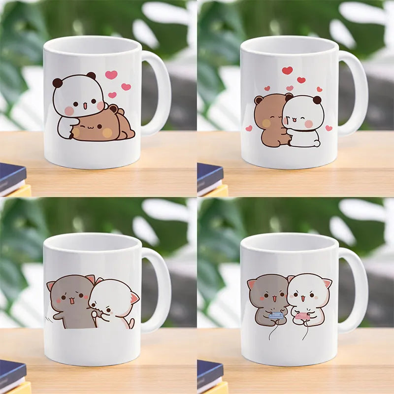 Dudu & Bubu Mugs, Peach & Goma Mugs.