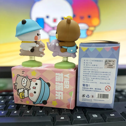 Dudu & Bubu Riding Figurines.