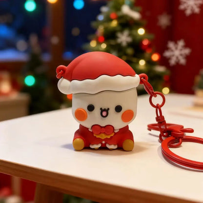 Bubu and Dudu Christmas Keychain Pair