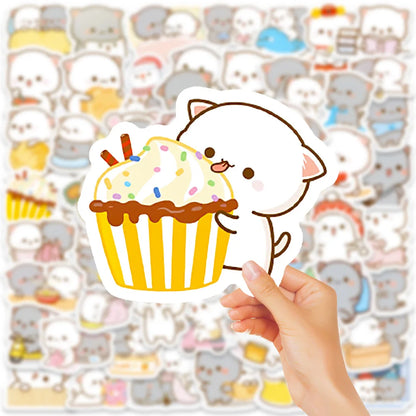 60PC Peach & Goma Sticker Set - QuickClickShop