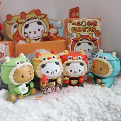 Cartoon dudu and bubu Figurines