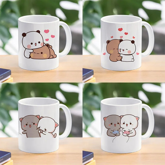 Dudu & Bubu Mugs, Peach & Goma Mugs - QuickClickShop