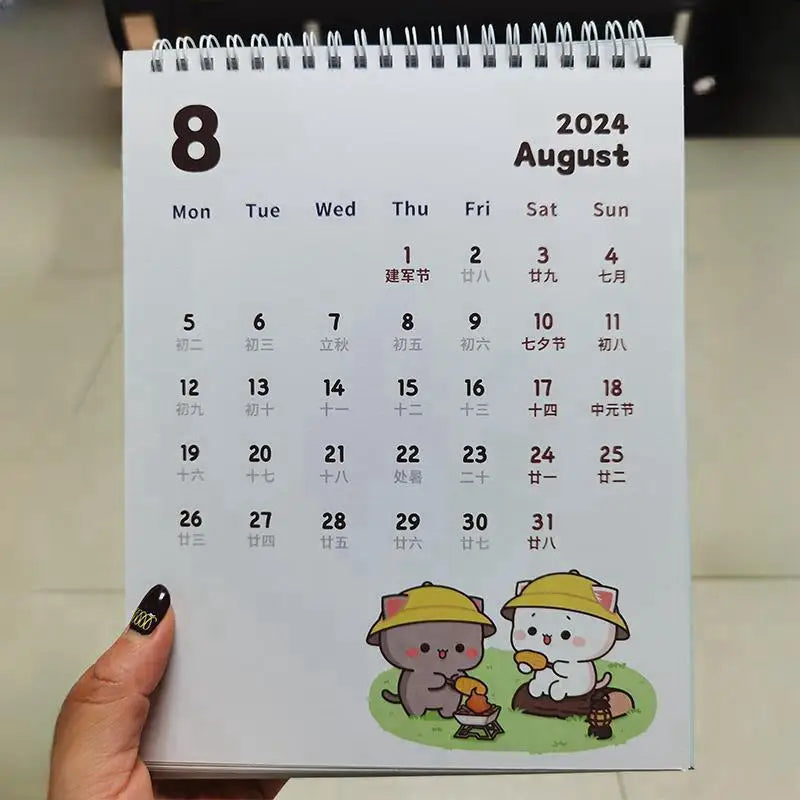 2024 New Limited Edition Calendar Peach and Goma - QuickClickShop