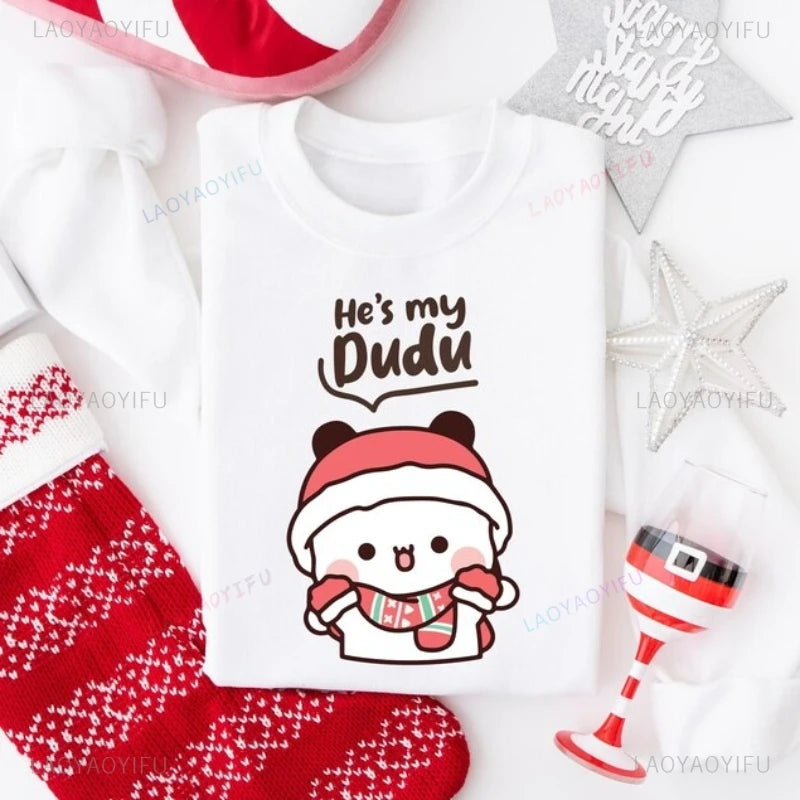 Christmas Bubu & Dudu Couple Sweatshirt – Cozy Holiday Matching Outfit