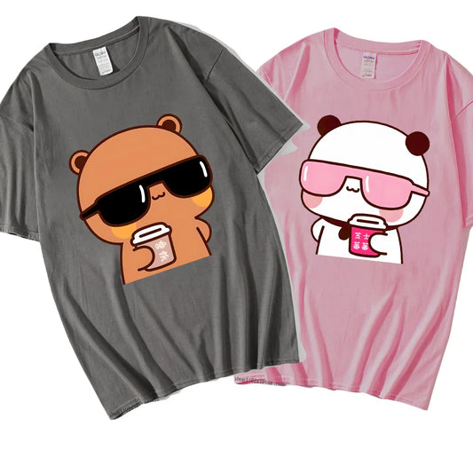 Cute Couple Dudu & Bubu Shirts - QuickClickShop