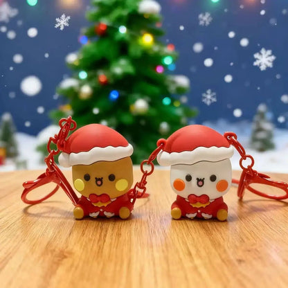 Bubu and Dudu Christmas Keychain Pair - DuduBubuShop.com