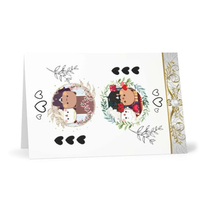 Bubu and Dudu happy wedding card - DuduBubuShop.com