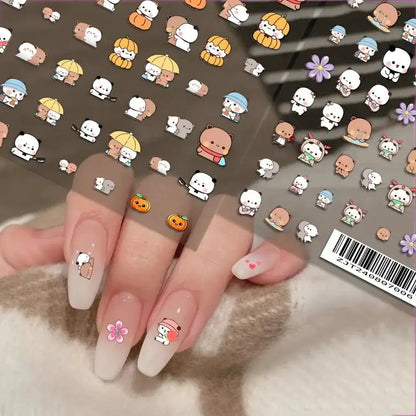Bubu and Dudu nail art stickers - DuduBubuShop.com