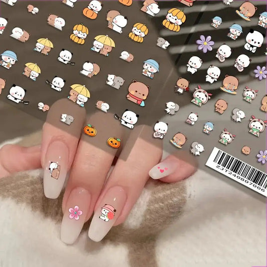 Bubu and Dudu nail art stickers - DuduBubuShop.com