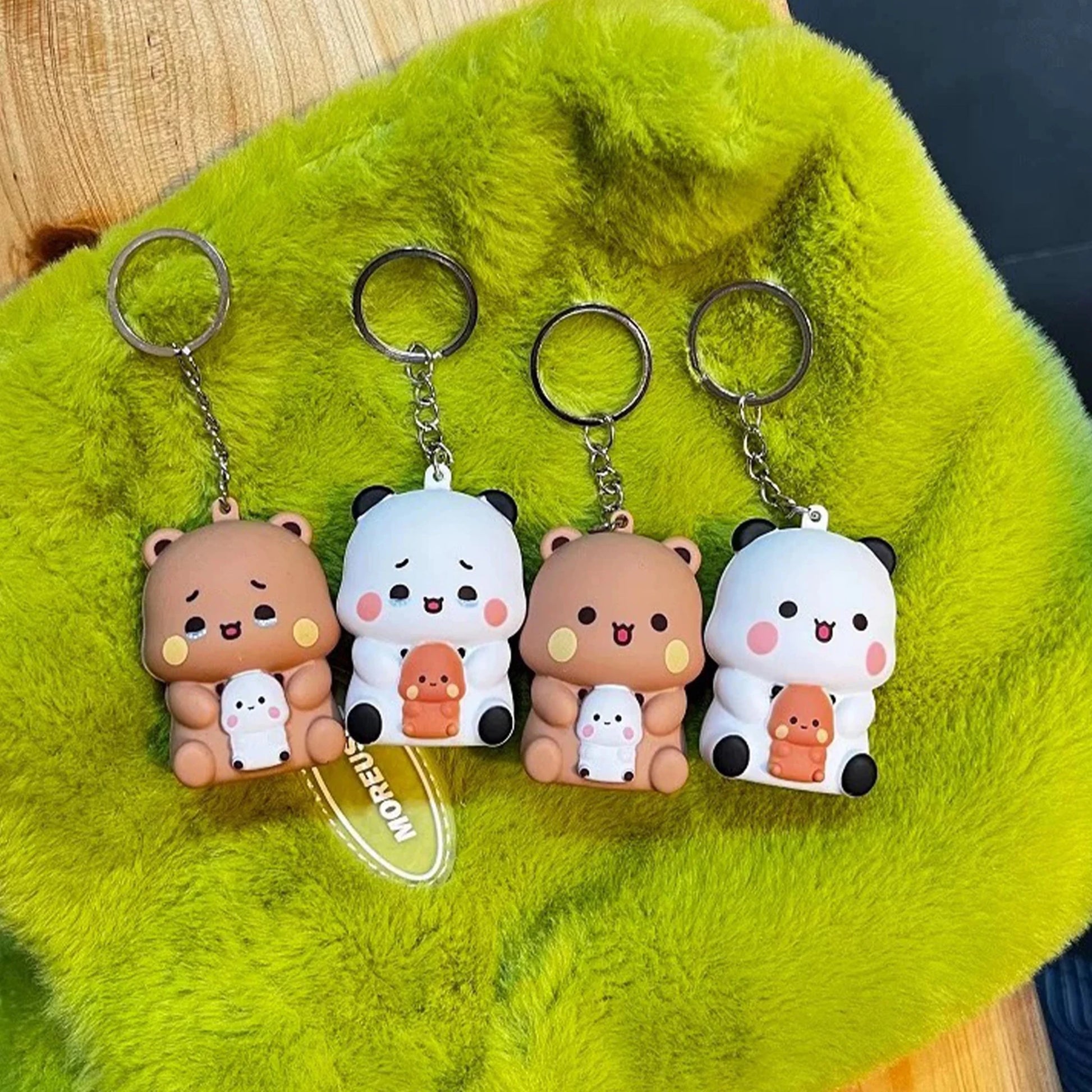 Bubu holding Dudu keychain - DuduBubuShop.com