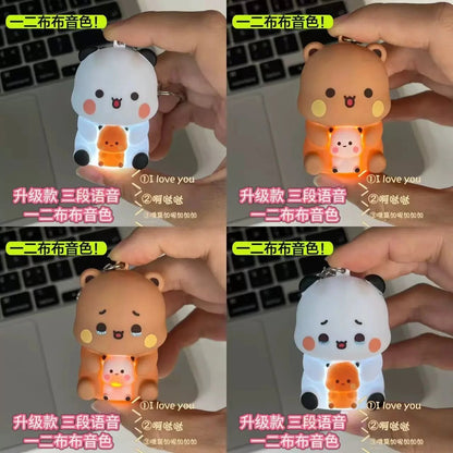 Bubu holding Dudu keychain - DuduBubuShop.com